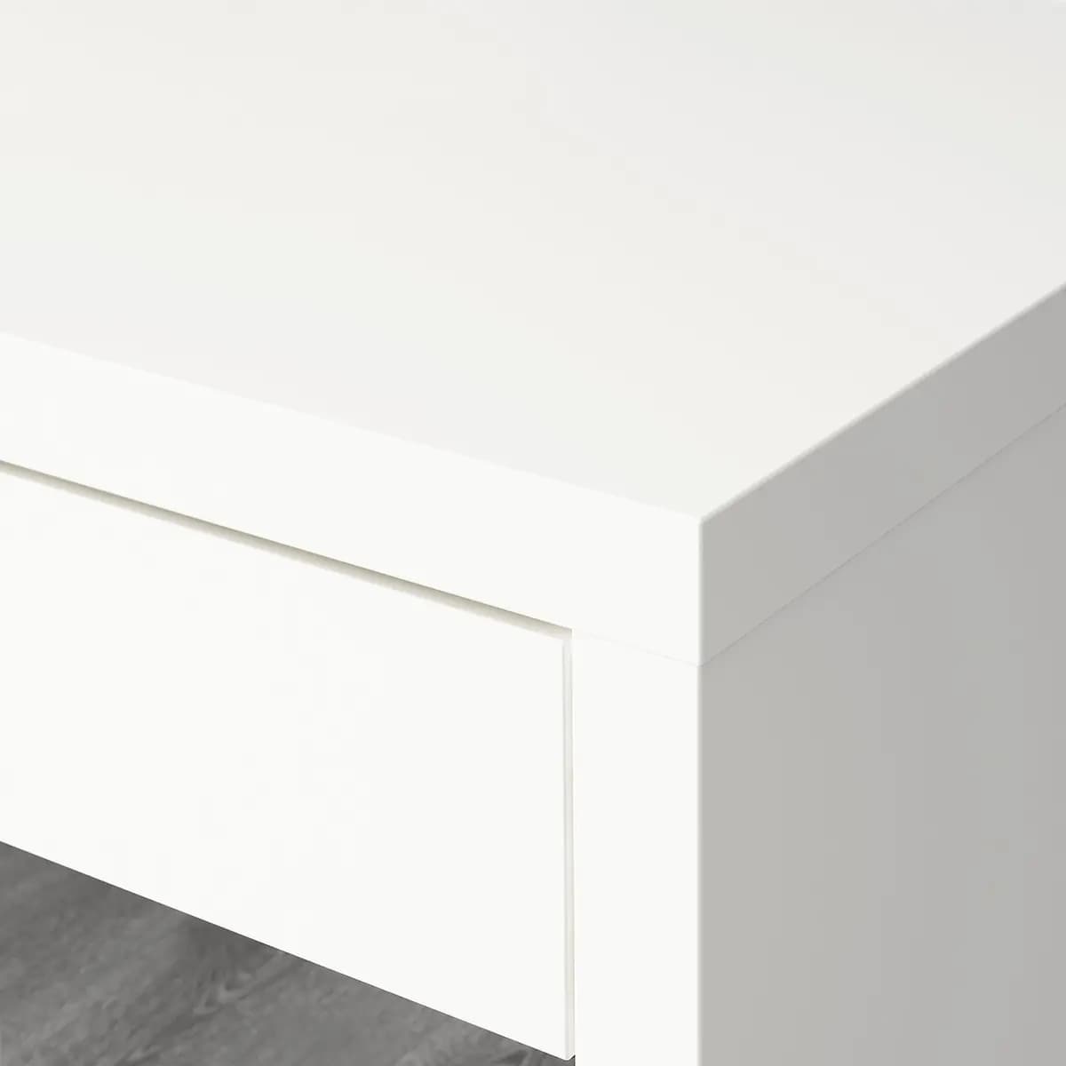 IKEA MICKE Desk, white 28 3/4x19 5/8 " [Max. load 110 lb, Maximum load/drawer 7 lb, Width 28 3/4 "]