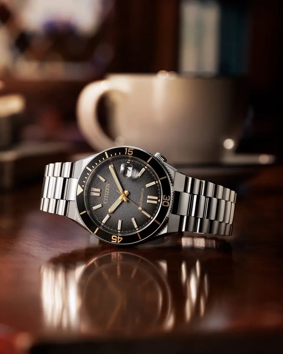 Citizen TSUYOSA Shore "Time Slip" NJ0238-57E [40mm, 8210 Automatic, WR100/10Bar/333ft]