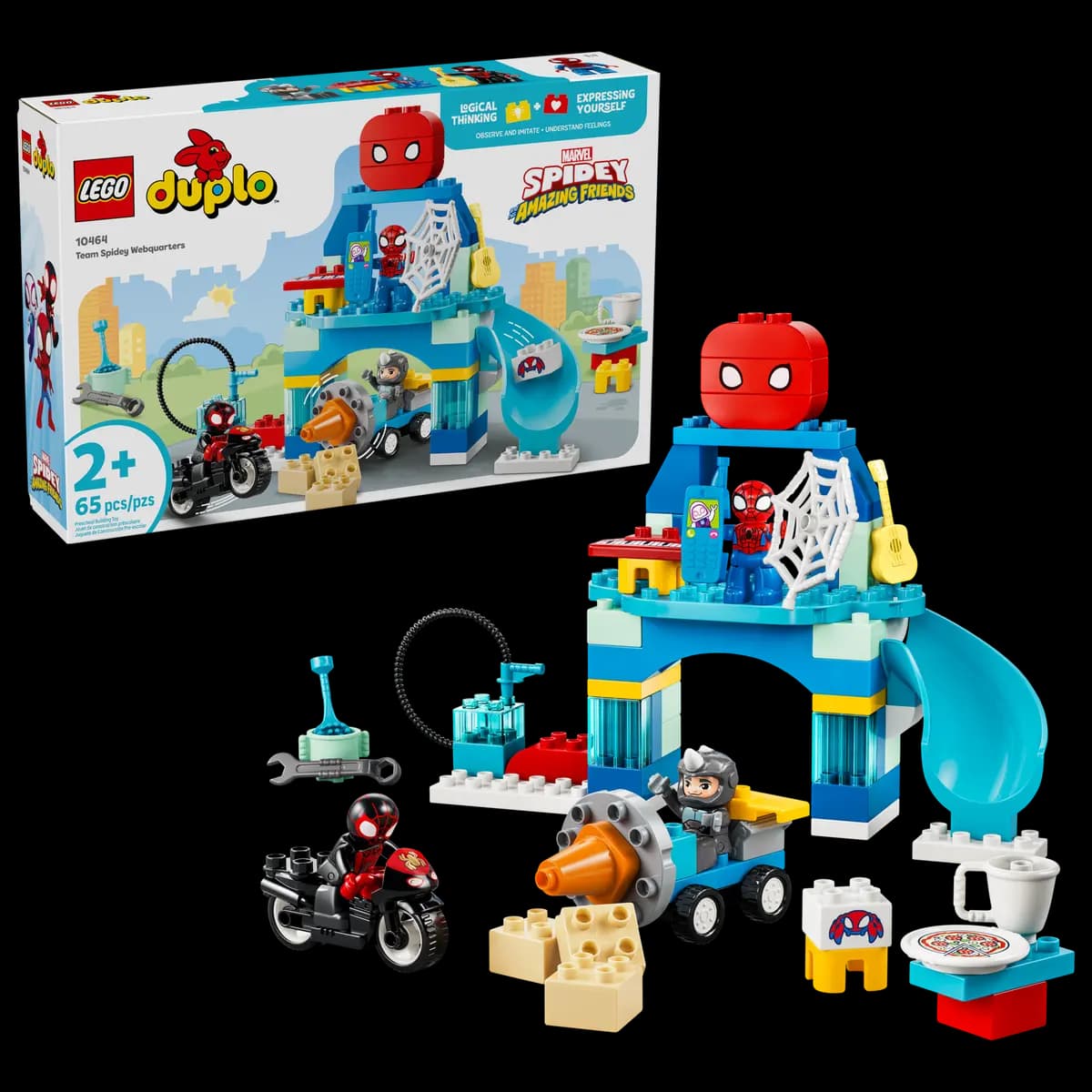 LEGO Team Spidey Webquarters 10464 [65 pieces, ages 2+, Marvel]