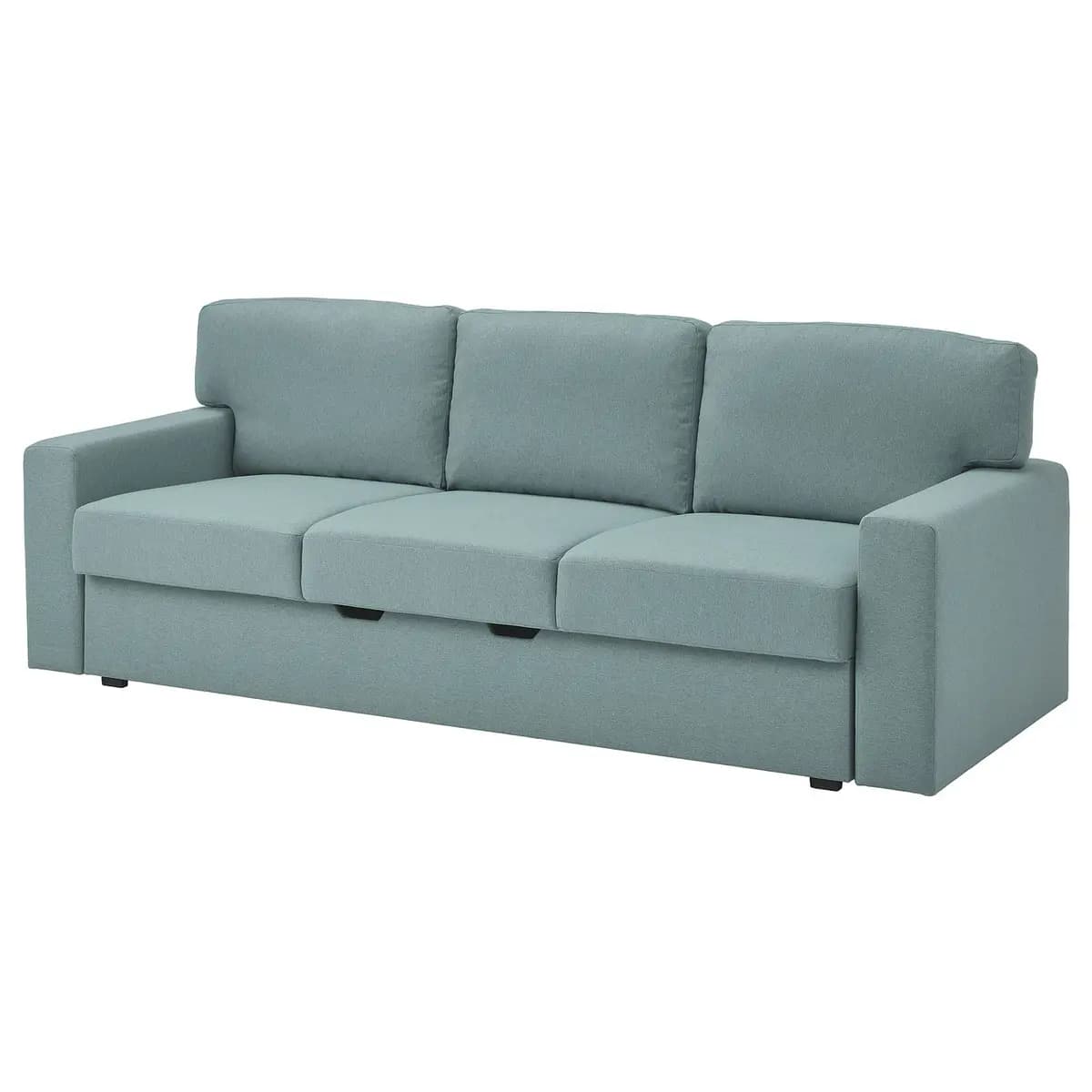 IKEA BÅRSLÖV Sleeper sofa, Tibbleby light gray-turquoise [Width 92 7/8 ", Depth 42 7/8 ", Height 29 1/2 "]