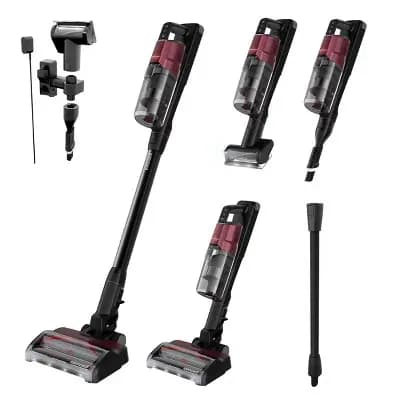 BISSELL PowerClean DualBrush Cordless Stick Vacuum 4196T Pet Hair Pick-Up Black [8 Pounds, .4 Liter, 6 Feet]