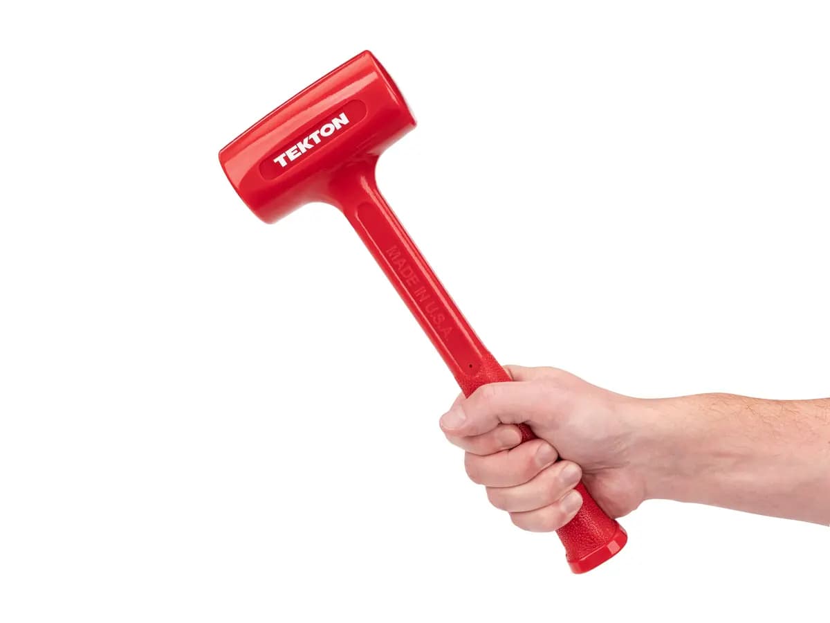 TEKTON 26 oz. Dead Blow Hammer [A. Length (in.) 12.8, B. Width (in.) 4.2, C. Height (in.) 2.0]
