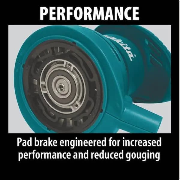 Makita 3 Amp 5 in. Corded Variable Speed Random Orbital Sander with Dust Bag, BO5041 [Amperage (A): 3 A, Color Family: Teal, Cord Length (ft.): 8.2 ft]