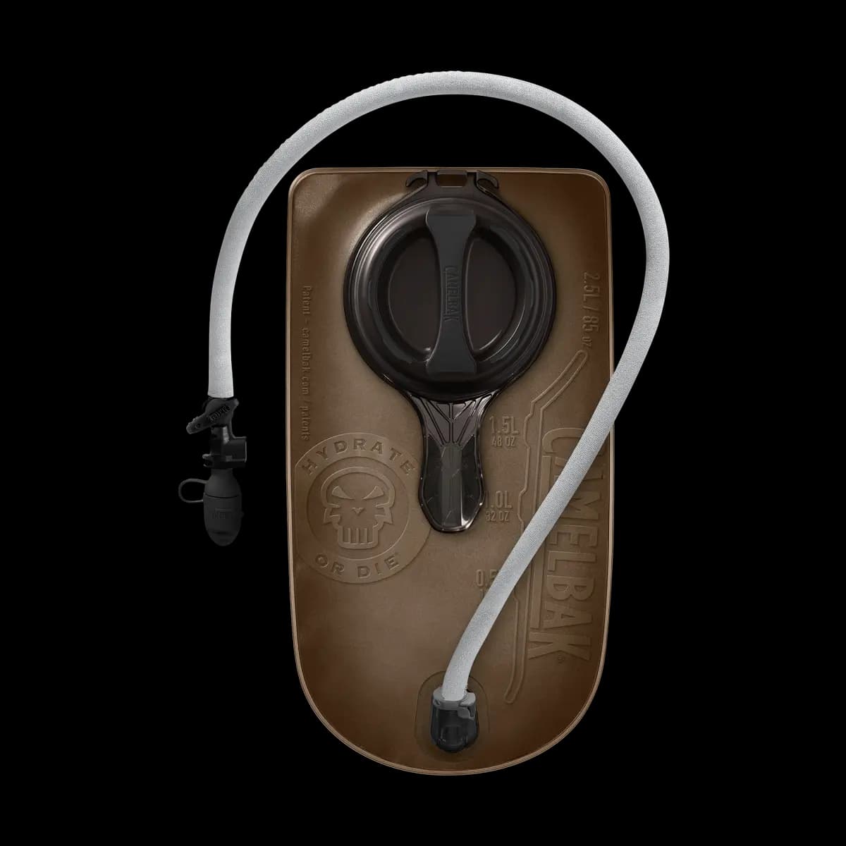 CamelBak Mil Spec CruxÃ¢â€žÂ¢ 2.5L Reservoir with Tube Cover [Purpose-built reservoir so you, 25&percnt; more water per, Quick Link Hydrolock]