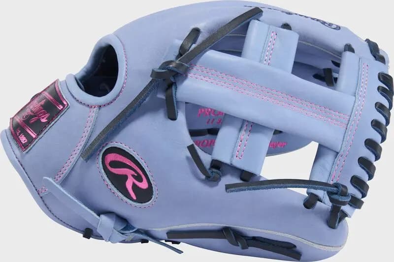Rawlings Heart of the Hide 11.75-Inch Infield Glove, Right Hand Throw [Conventional, Periwinkle, Standard]