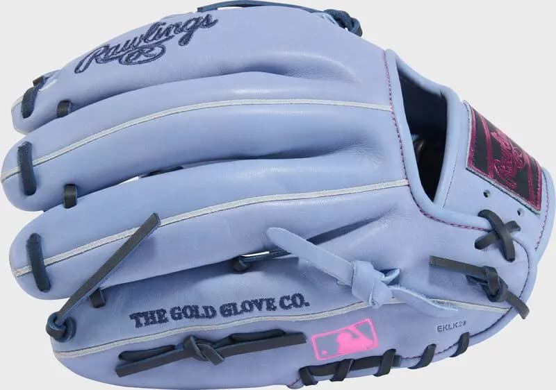 Rawlings Heart of the Hide 11.75-Inch Infield Glove, Right Hand Throw [Conventional, Periwinkle, Standard]