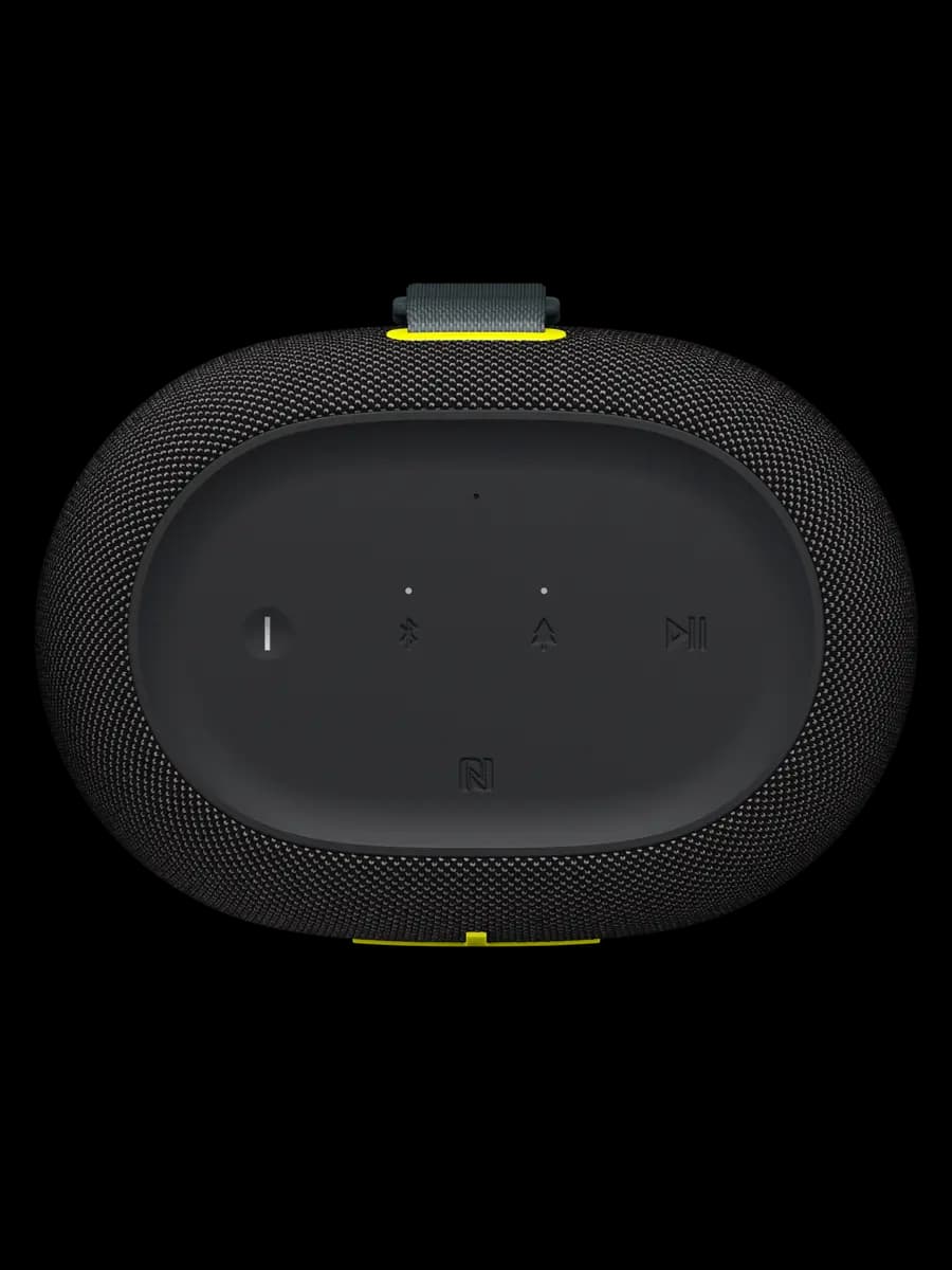 Logitech EPICBOOM - Charcoal Black [9.49 in (241 mm), 4.69 in (119 mm), 6.38 in (162 mm)]