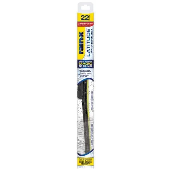 Rain-X 22 in. Latitude 2-in-1 Water Repellency Wiper Blade, 5079279-2 [Automotive Part Type: Windshield Wiper Blade, Returnable: 90-Day, Certifications]