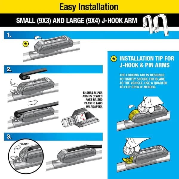 Rain-X 22 in. Latitude 2-in-1 Water Repellency Wiper Blade, 5079279-2 [Automotive Part Type: Windshield Wiper Blade, Returnable: 90-Day, Certifications]
