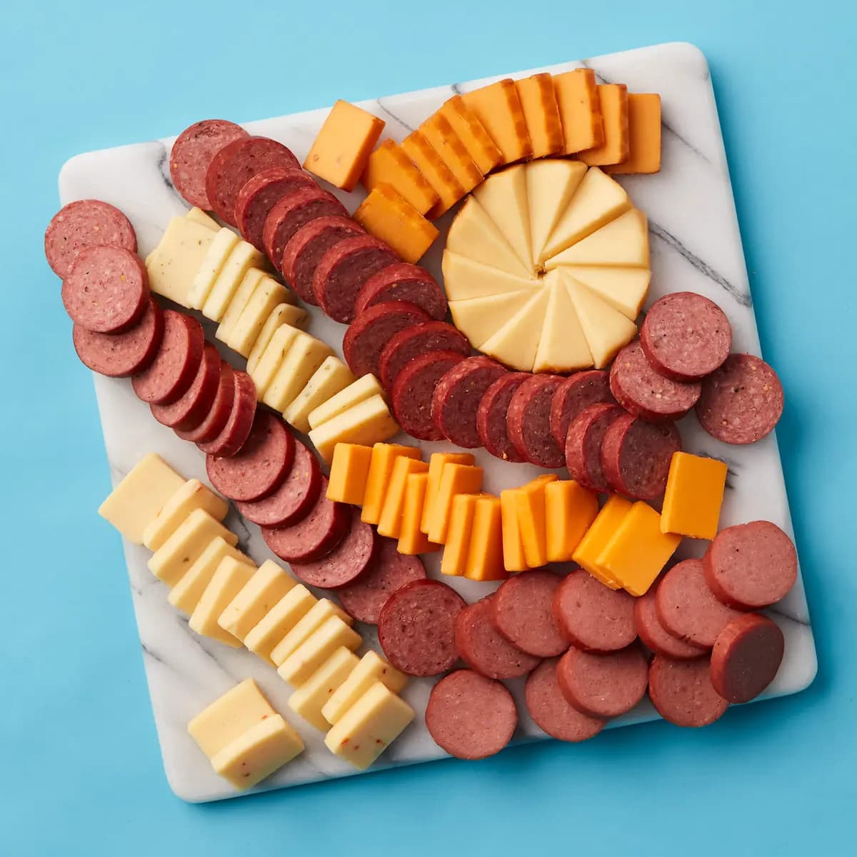 Be Merry Cheese & Sausage Lover's Gift Box [(2) 7 oz, 7 oz, 7 oz]