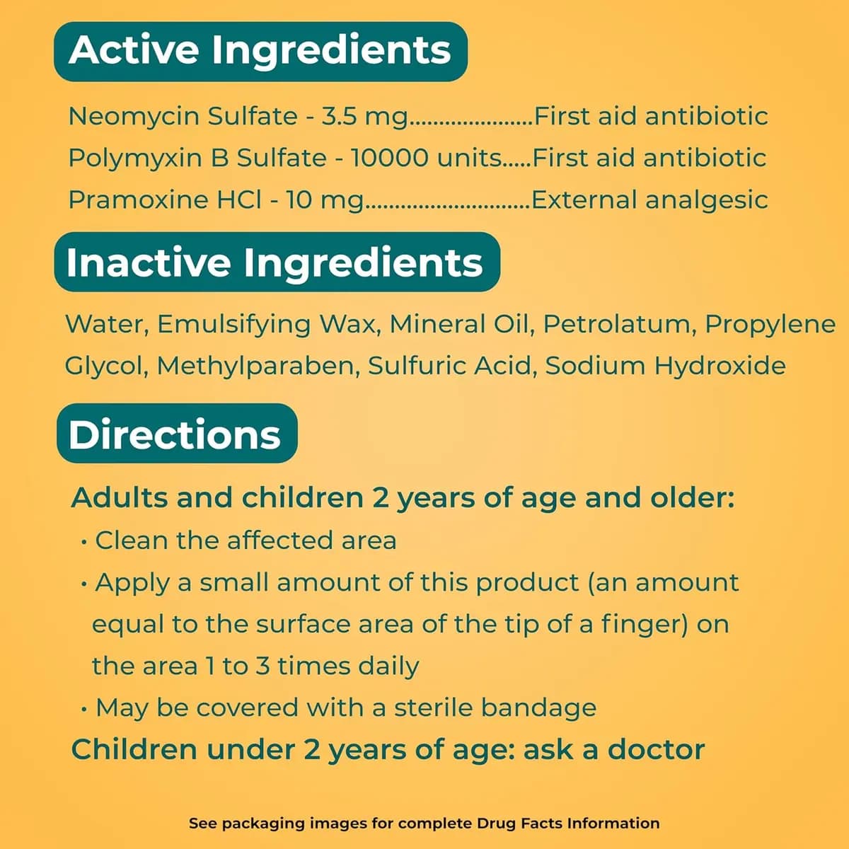 Neosporin + Pain Relief Dual Action Antibiotic Cream, Twin Pack, 1 oz [Neosporin, 4.9 x 1.2 x 3.9 inches, Hydrochloride]