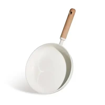Carote 10" Ceramic Nonstick Fry Pan Cream [10 Inches, 1.4 Pounds, Ceramic Nonstick]