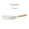 Carote 10" Ceramic Nonstick Fry Pan Cream [10 Inches, 1.4 Pounds, Ceramic Nonstick]
