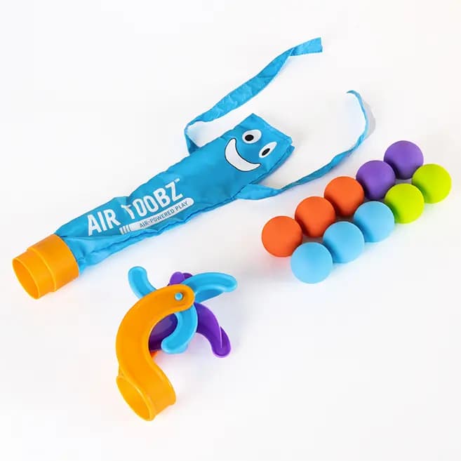 Fat Brain Toys Air Toobz Whirlwind Accessory Pack Windsock and Pinwheel Add-Ons for Air Toobz, Ages 3 and Up [Windsock and spinning wheel to add to your Air Toobz, Encourages cause