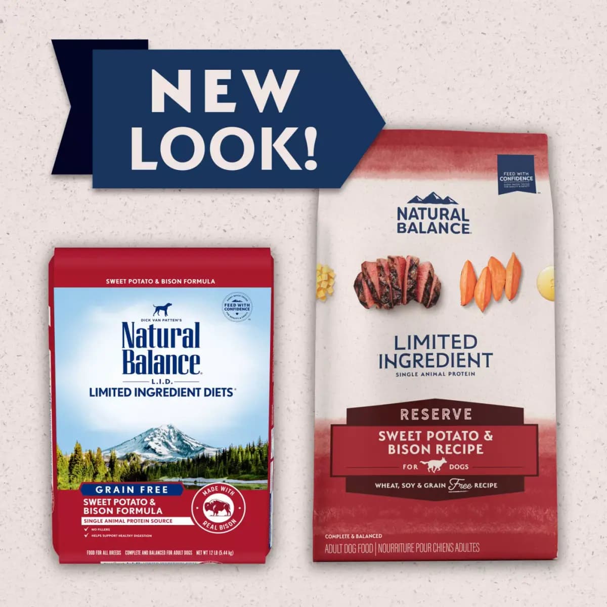 Natural Balance Limited Ingredient Diet Adult Dry Dog Food - Grain Free, Sweet Potato & Bison [Brand Natural Balance, Food Type Kibble, Breed Size All, Life Stage Adult]