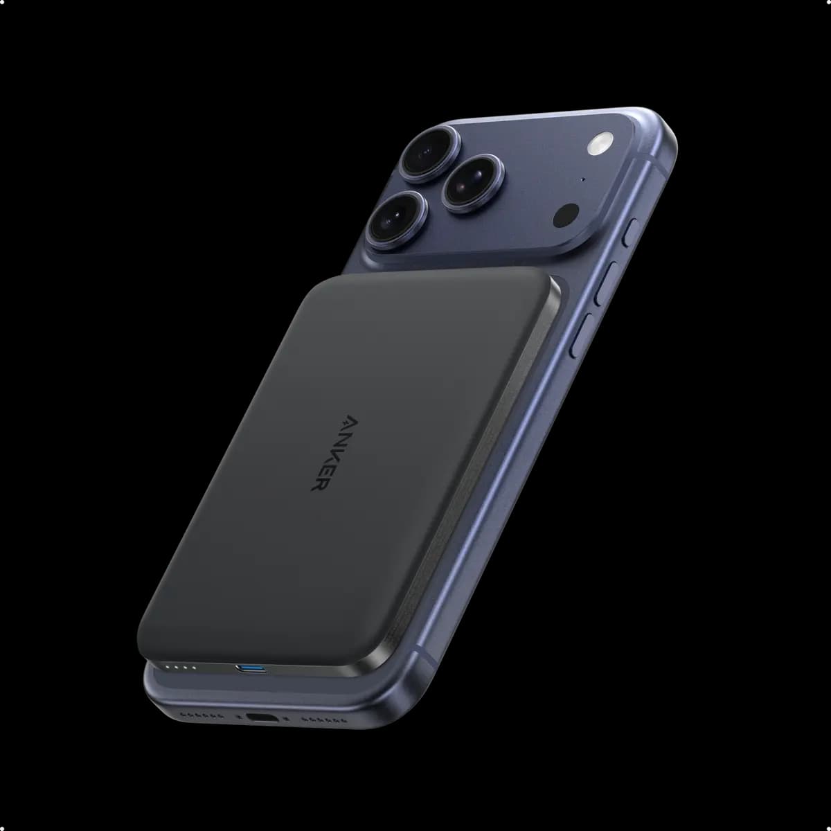 Anker Nano Power Bank (5K, MagGo, Slim) [5,000mAh, USB-C: 5V⎓3A / 9V⎓2.22A, USB-C: 5V⎓3A / 9V⎓2.22A,]