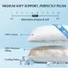 ALEEN & AJEAN Bed Pillows，Cooling Pillows Standard Size Set of 2,Memory Foam Bed Pillows for Sleeping,Pillows for Back & Side Sleepers Queen Size Pillows [3 pounds, Rectangle (shap