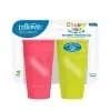 Dr. Brown's Milestones Cheers 360 Training Cup - Pink/Turquoise - 10oz/2pk [Dimensions (Overall) 8.9 Inches (H) x 8.9 Inches (W), Finish Smooth, Suggested Age 6-36 Months, Lid Mate