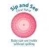 Dr. Brown's Milestones Cheers 360 Training Cup - Pink/Turquoise - 10oz/2pk [Dimensions (Overall) 8.9 Inches (H) x 8.9 Inches (W), Finish Smooth, Suggested Age 6-36 Months, Lid Mate