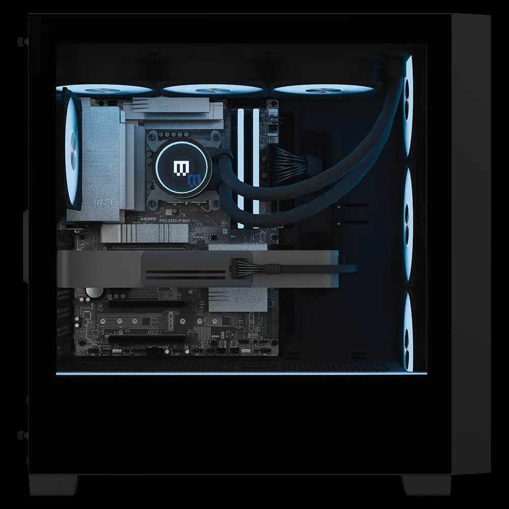 MAINGEAR MG-1 Sapphire [NVIDIA GeForce RTX 5080 Founder's Edition, Intel Core Ultra 7 270K Plus, 32GB RGB DDR5 6000MT/s (2x16GB)]