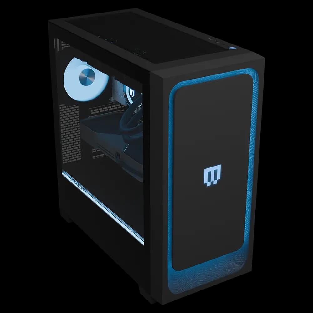 MAINGEAR MG-1 Sapphire [NVIDIA GeForce RTX 5080 Founder's Edition, Intel Core Ultra 7 270K Plus, 32GB RGB DDR5 6000MT/s (2x16GB)]