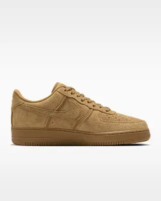 Nike Air Force 1 '07 LV8 Men's Shoes Wheat/Wheat [Wheat/Wheat, Nike Air unit provides lightweight cushioning., Padded collar]