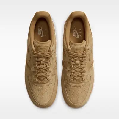 Nike Air Force 1 '07 LV8 Men's Shoes Wheat/Wheat [Wheat/Wheat, Nike Air unit provides lightweight cushioning., Padded collar]