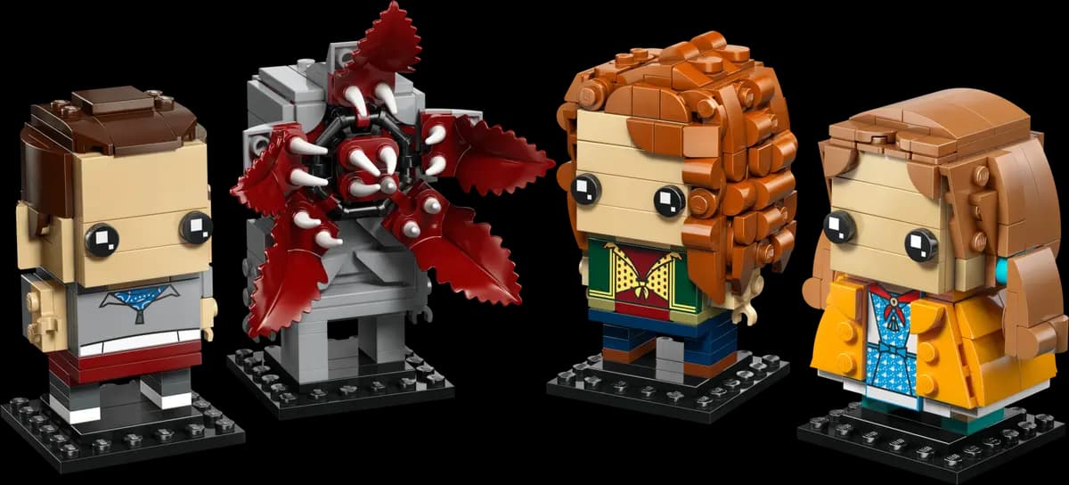 LEGO Eleven, Max, Demogorgon and Holly Figures 40879 [584 pieces, ages 10+, BrickHeadz]