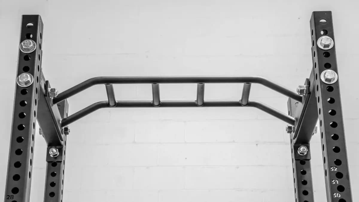 Rogue Fitness XM-43M Monster Multi Grip Crossmember [Black / Gray, Yes, 27LB]