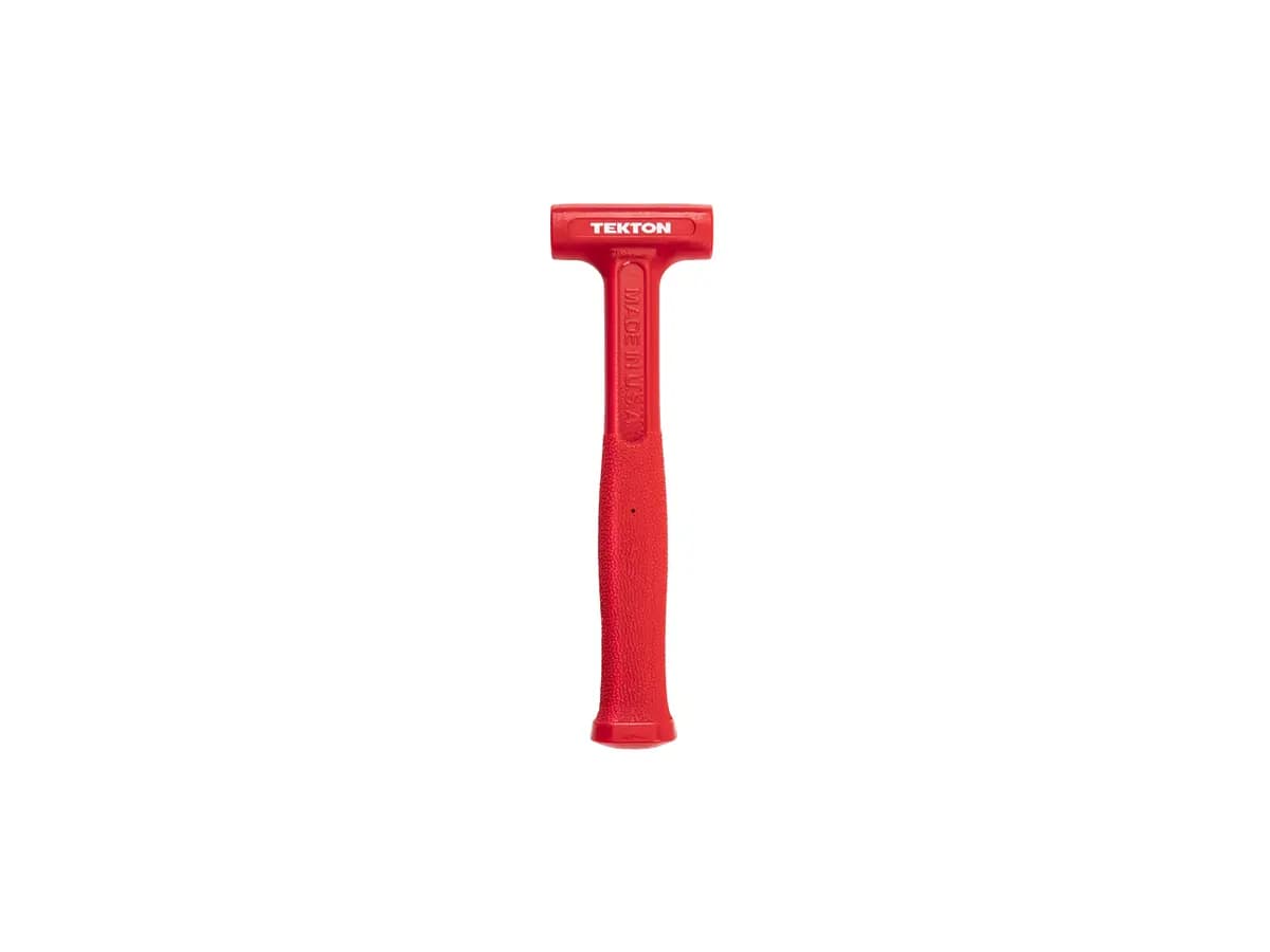 TEKTON 8 oz. Dead Blow Hammer [A. Length (in.) 9.5, B. Width (in.) 2.9, C. Height (in.) 1.2]