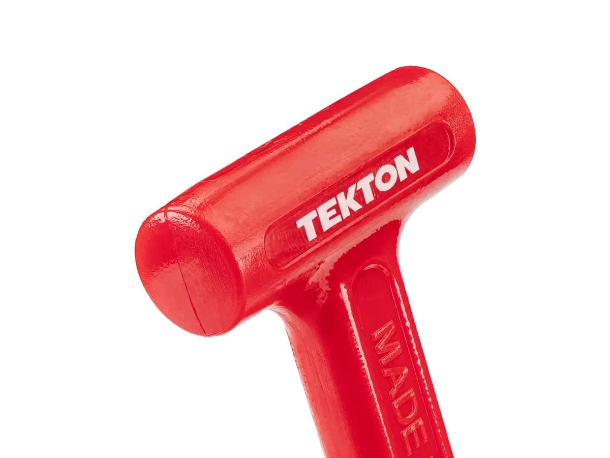 TEKTON 8 oz. Dead Blow Hammer [A. Length (in.) 9.5, B. Width (in.) 2.9, C. Height (in.) 1.2]