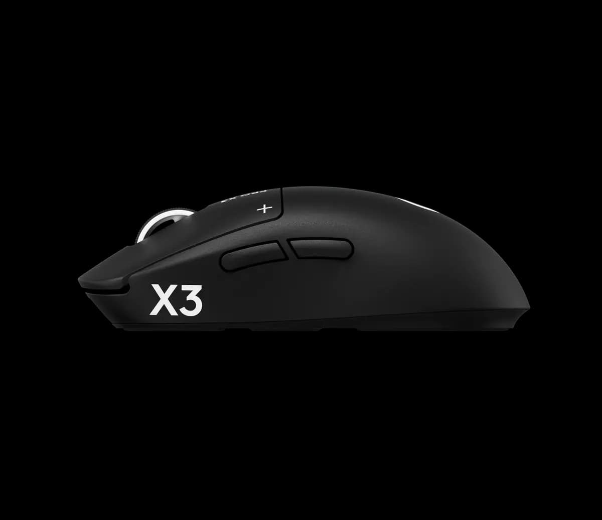Logitech PRO X3 SUPERSTRIKE - Midnight Black [4.92 in (125 mm), 2.5 in (63.5 mm), 1.57 in (40 mm)]