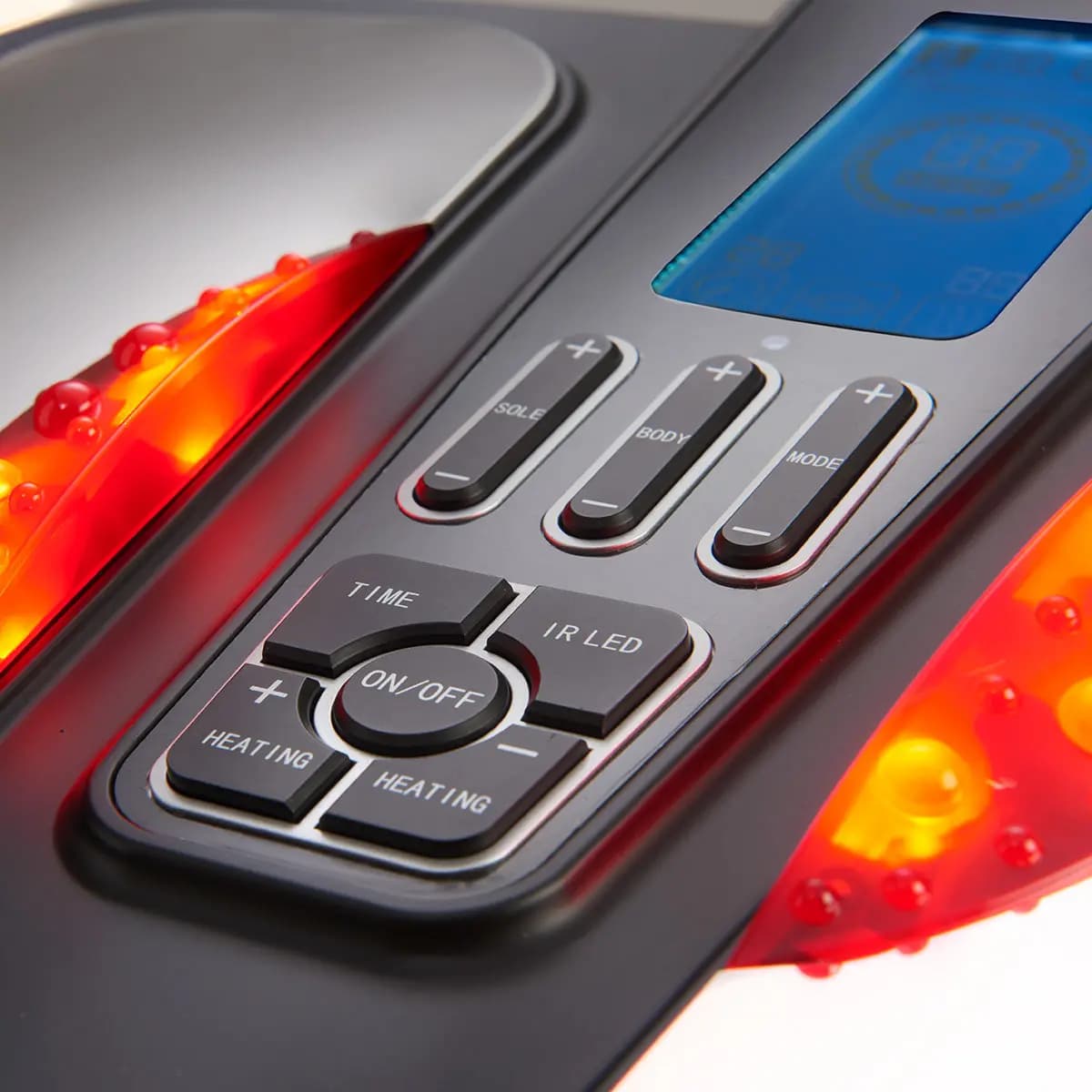 Sharper Image T.E.N.S. Foot Massager with Infrared Heat [19.88" L x 7.64" W x 17.4" H, 6.7 lbs, Square wave]