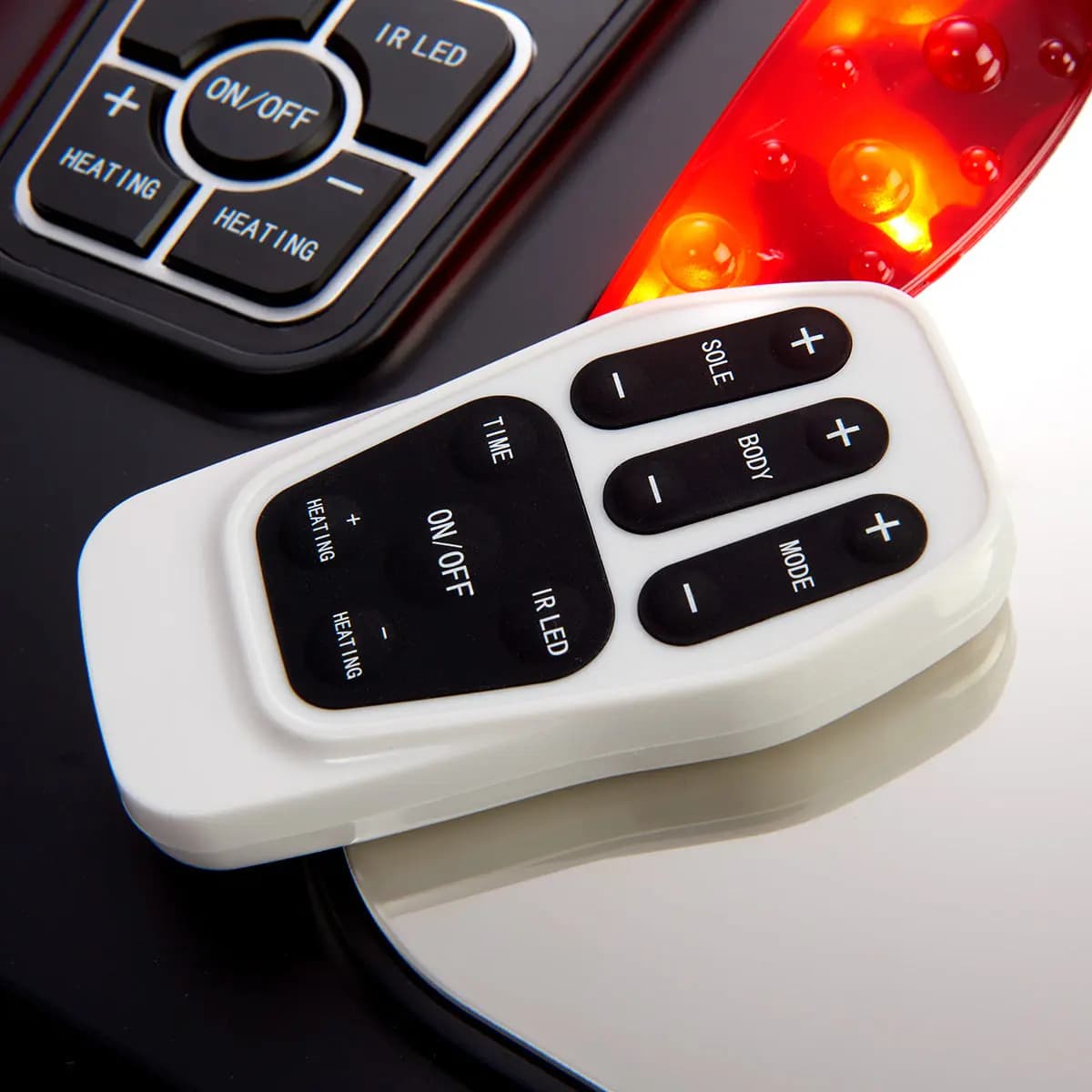 Sharper Image T.E.N.S. Foot Massager with Infrared Heat [19.88" L x 7.64" W x 17.4" H, 6.7 lbs, Square wave]