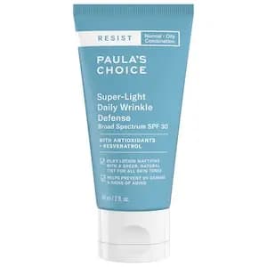 Paula's Choice RESIST Super-Light Daily Wrinkle Defense Face Sunscreen SPF 30 2/60 [Normal, Combination, and Oily, Lightweight Cream, 2/60]