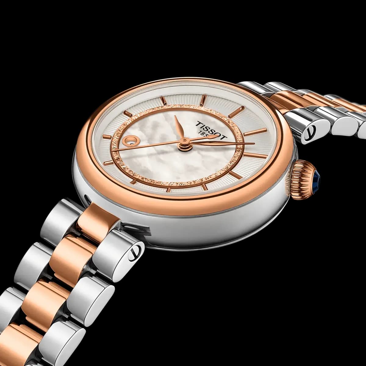 Tissot Désir 28mm White mother-of-pearl T1522072211100 [28.00 mm, Swiss automatic, 50 m]