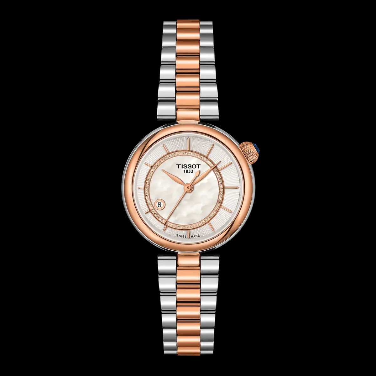 Tissot Désir 28mm White mother-of-pearl T1522072211100 [28.00 mm, Swiss automatic, 50 m]