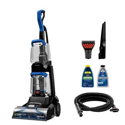 BISSELL TurboClean Pet XL Carpet Cleaner 3738 10" Cleaning Path Black: Electric Carpet Shampooer Machine, 1-Gallon Tank, 20ft Cord [20 Feet, 10 Inches, Electric]