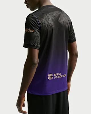 FC Barcelona 2026/27 Stadium Away Men's Kobe Dri-FIT Soccer Replica Jersey Field Purple/Field Purple/Black/Metallic Gold [100% polyester, Machine wash, S-3XL]