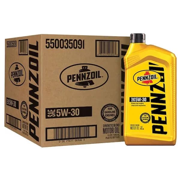 Pennzoil SAE 5W-30 Motor Oil 1 Qt., 550035091 [Automotive Part Type: Engine Oil, General Part Type: Engine Oil, Number Of Units In Package: 1]
