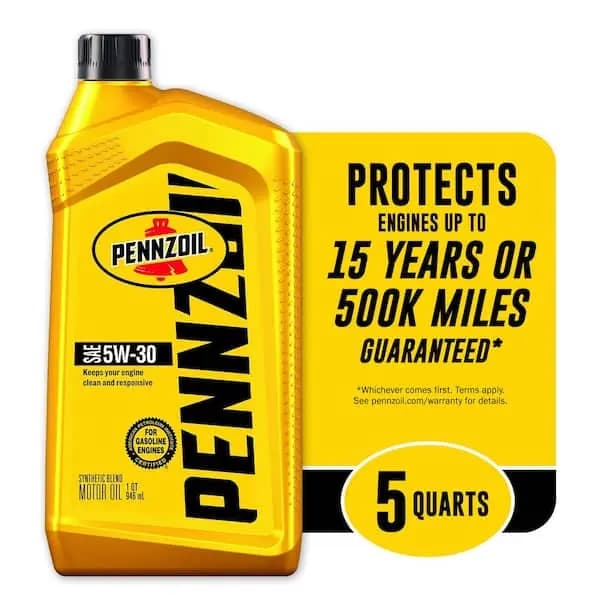 Pennzoil SAE 5W-30 Motor Oil 1 Qt., 550035091 [Automotive Part Type: Engine Oil, General Part Type: Engine Oil, Number Of Units In Package: 1]