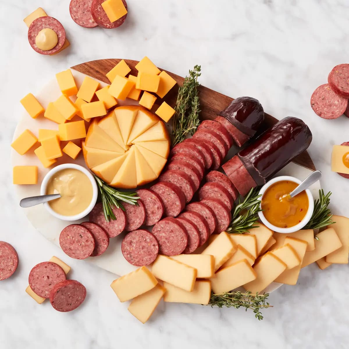 Summer Sausage & Cheese Gift Box [(2) 7 oz, 7 oz, 7 oz]