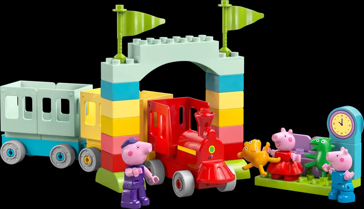 LEGO Train Ride with Grandpa Pig 10466 [35 pieces, ages 2+, DUPLOÃƒÆ’Ã†â€™ÃƒÂ¢Ã¢â€šÂ¬Ã…Â¡ÃƒÆ’Ã¢â‚¬Å¡Ãƒâ€šÃ‚Â®]