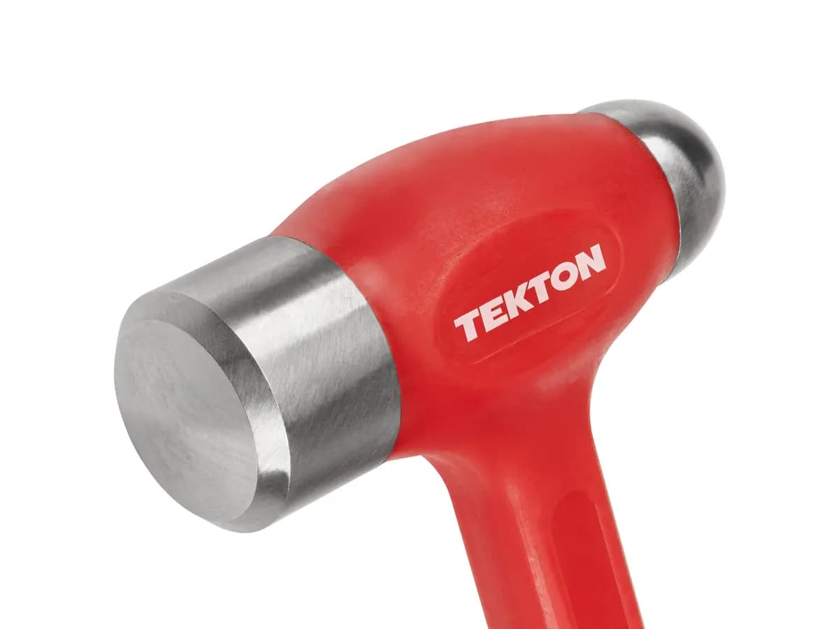 TEKTON 47 oz. Ball Peen Dead Blow Hammer [A. Length (in.) 13.6, B. Width (in.) 4.8, C. Height (in.) 1.7]