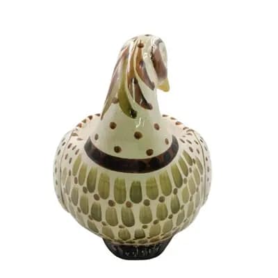 Muchoise Painted Ceramic Fall Pheasant Decorative Bowl [5.5 Pounds, Stoneware, Hand Wash]