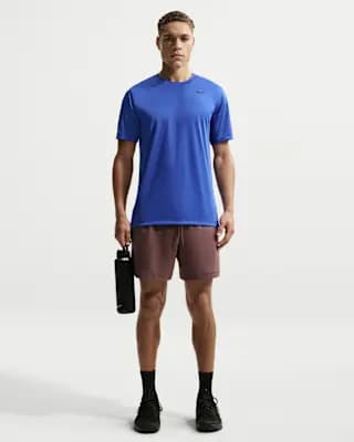 Nike Men's Dri-FIT Training T-Shirt Game Royal/Black [Game Royal/Black, 100% polyester, Machine wash]