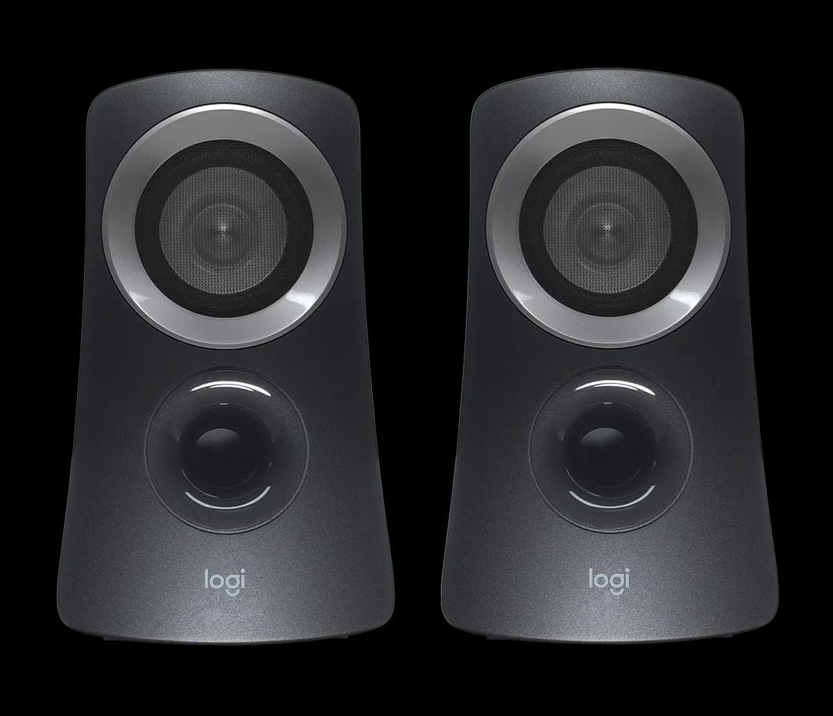 Logitech Z313 Speaker System with Subwoofer - Black [5.76 in (146.2 mm), 3.52 in (89.4 mm), 3.19 in (81 mm)]