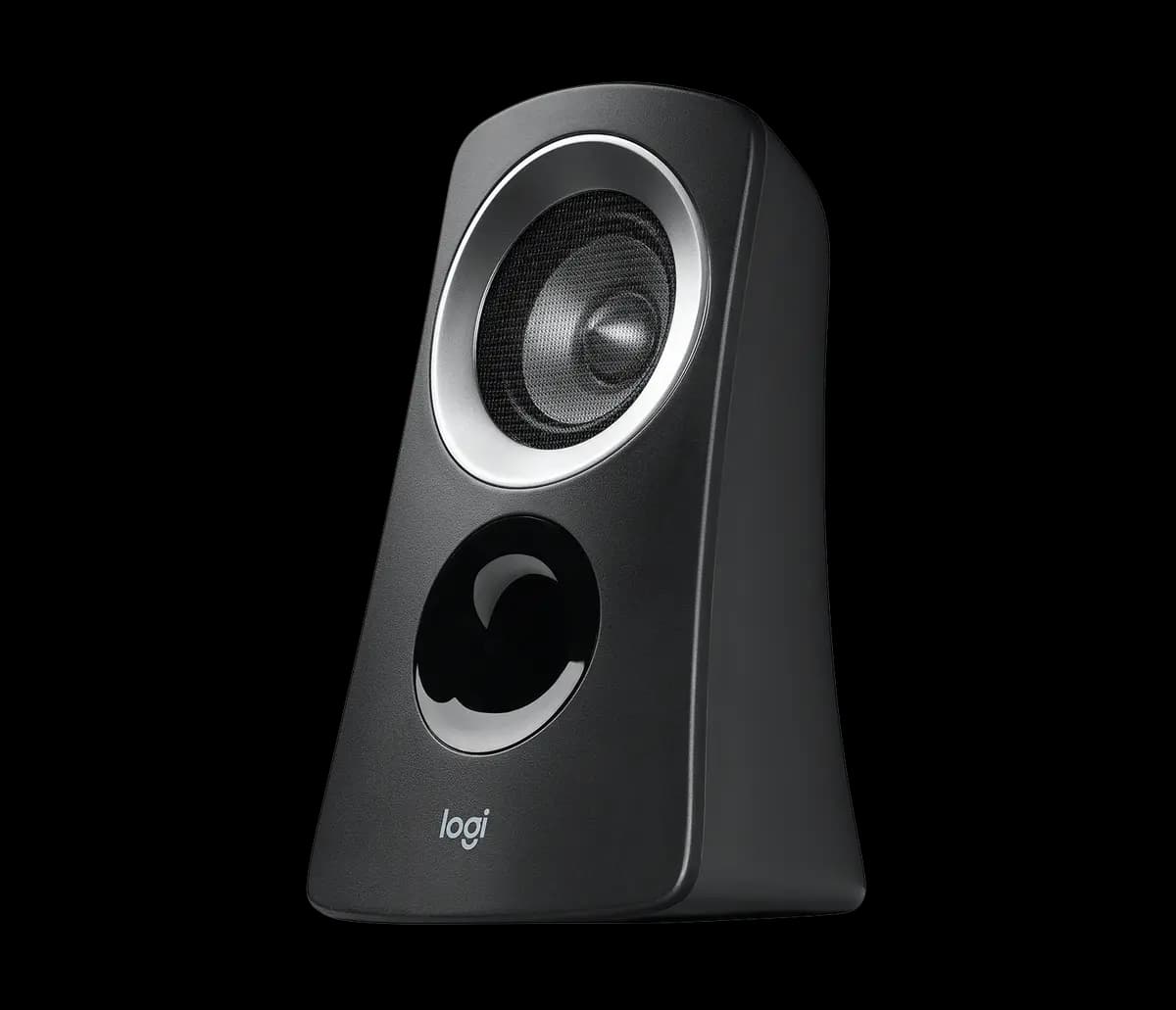 Logitech Z313 Speaker System with Subwoofer - Black [5.76 in (146.2 mm), 3.52 in (89.4 mm), 3.19 in (81 mm)]