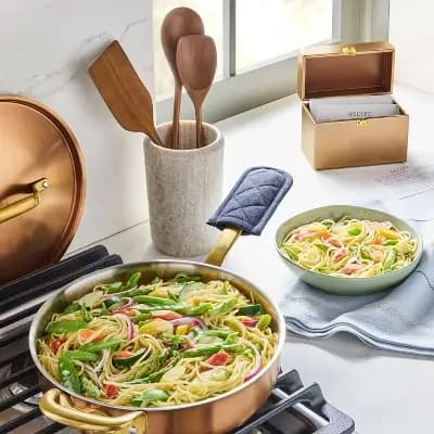 Hearth & Hand with Magnolia Recipe Box Copper Finish - Hearth & Hand™ with Magnolia [Iron, 1.32 Pounds, Spot or Wipe Clean]