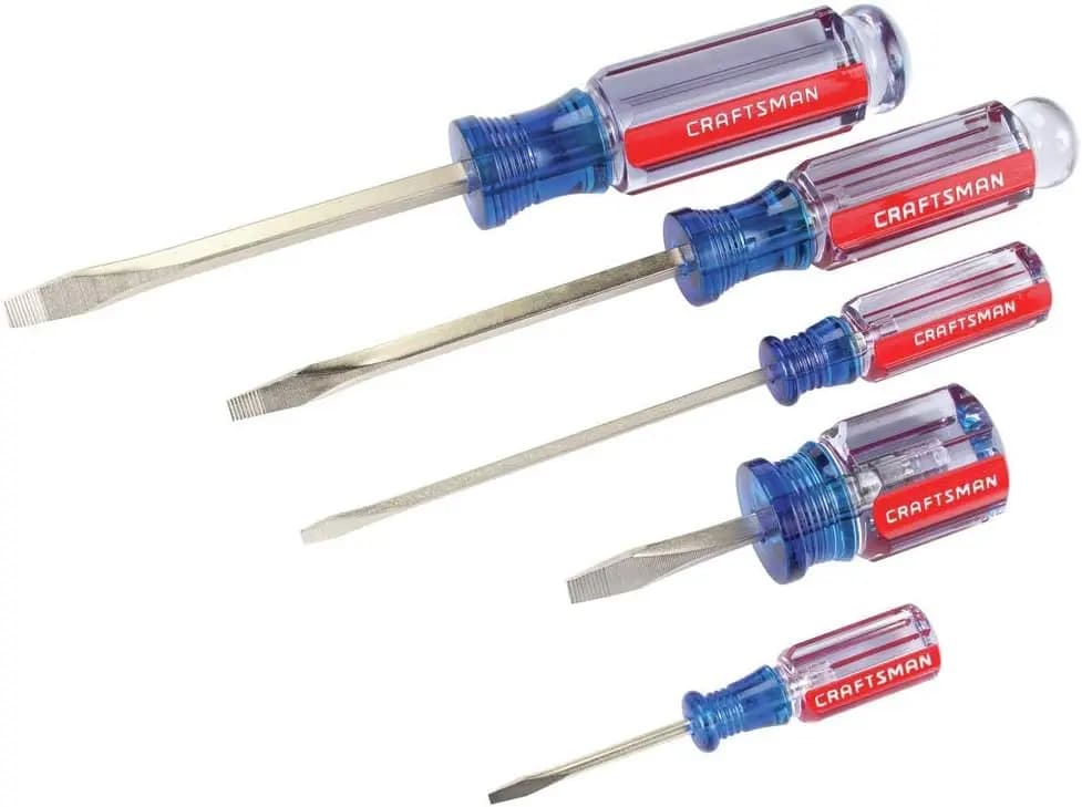 CRAFTSMAN Screwdriver Set, Phillips, 5-Piece (CMHT65011) [CMHT65011, 5 Piece, Phillips]